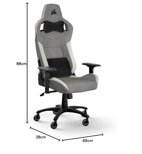 Charcoal Fabric Gaming Chair C482
