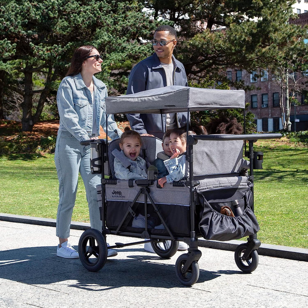 Grey 4 Seater Stroller Wagon P885697