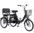 20"x4.0" Folding Fat Tire 3 Wheel Electric Trike with 48V Removable Battery P9195