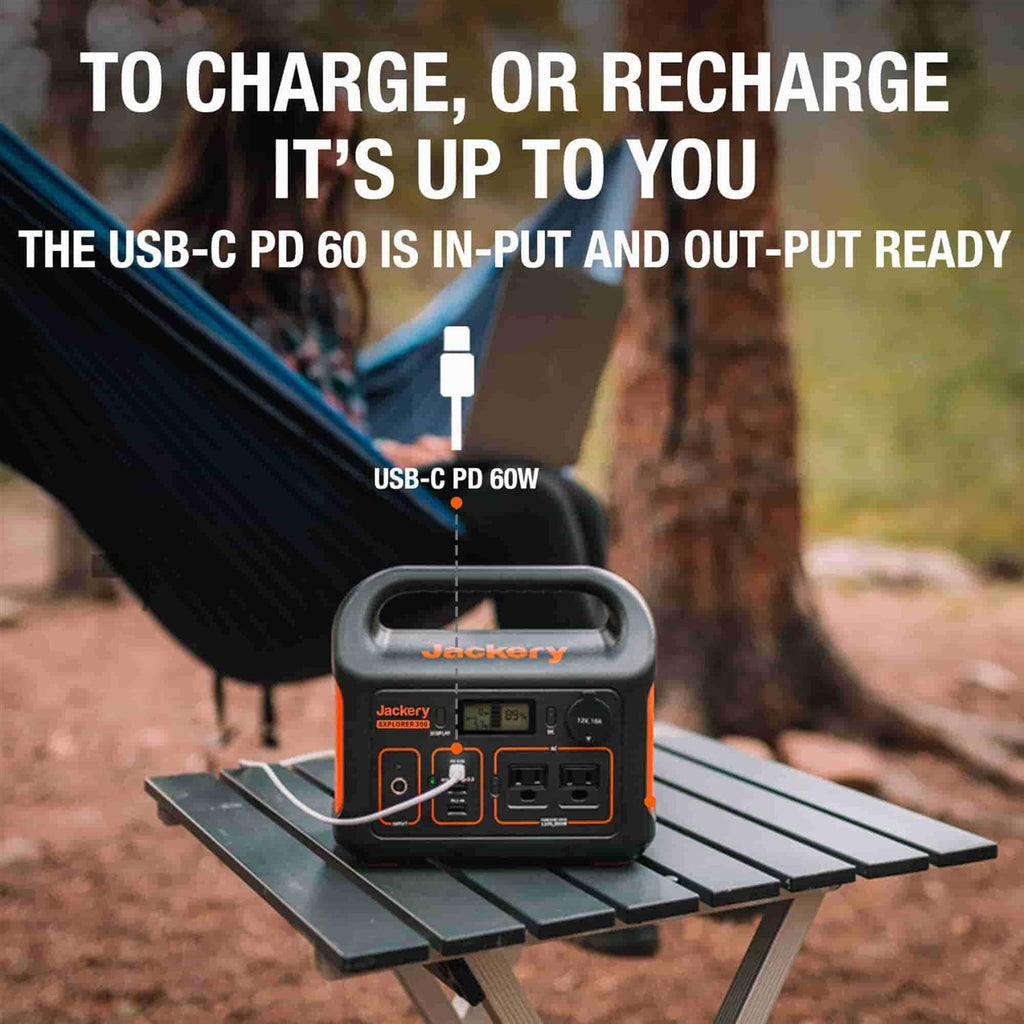 Portable Power Station 300W Solar Generator V923