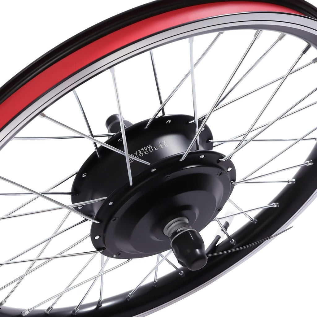 36V 350W Front Wheel Hub Motor Electric Bike Conversion Kit with LCD Display X76368