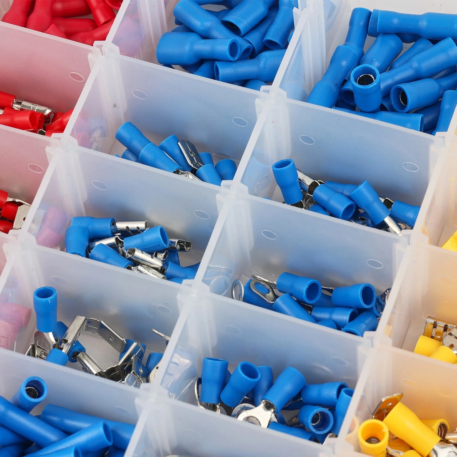 480 Pcs Insulated Electrical Terminals Crimp Box Kit S703