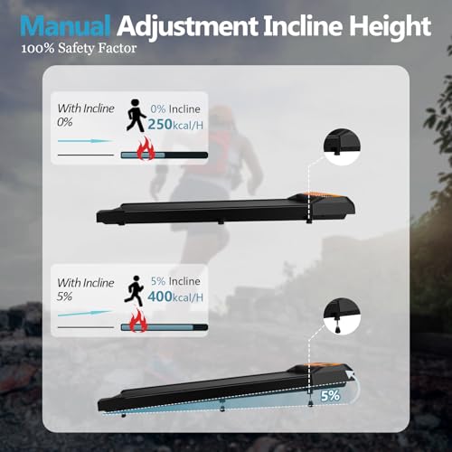 Compact Portable Walking Pad Treadmill with Remote Control Z9114