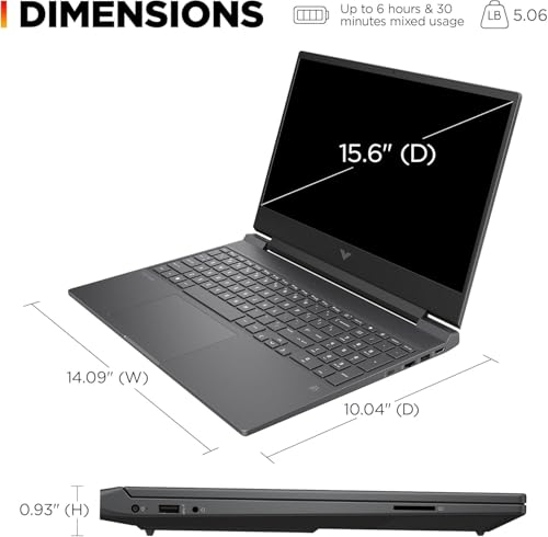 15.6" FHD 144Hz Gaming Laptop, Intel Core i5, RTX 3050, 16GB RAM, 1TB SSD M725299