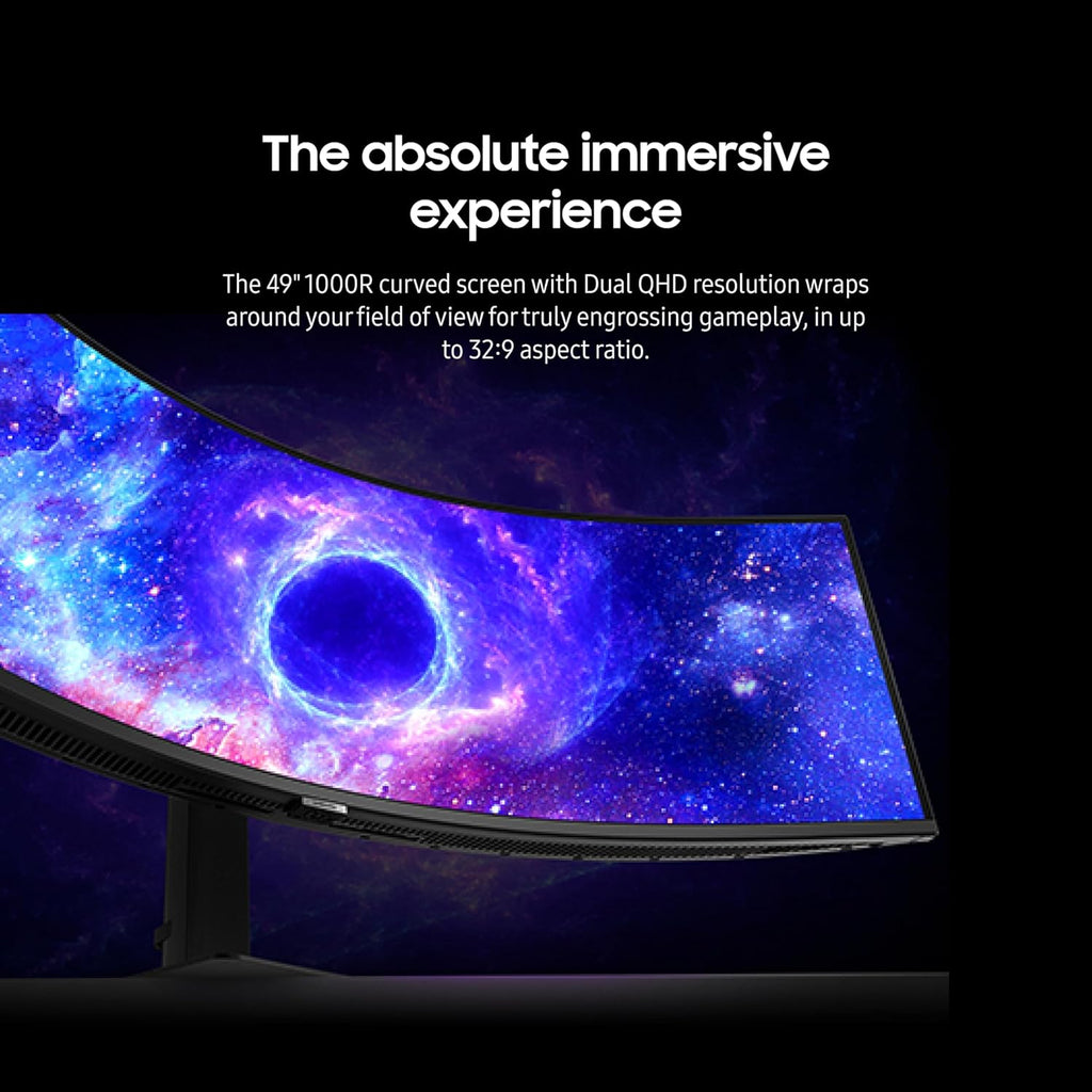 49-Inch DQHD 1000R Curved Gaming Monitor, 240Hz, Black O9537