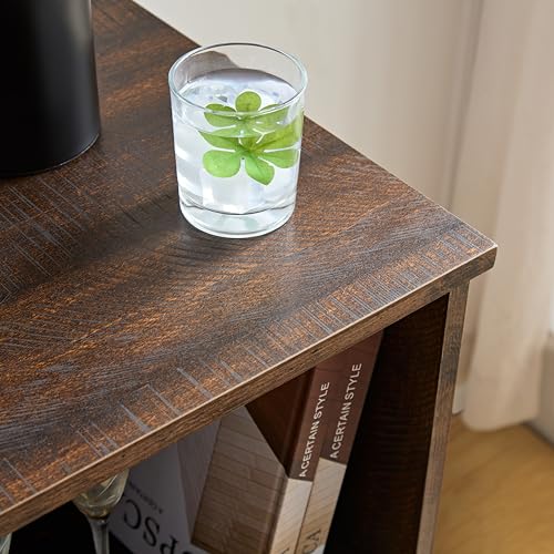 Gray Wash Farmhouse Coffee Bar Cabinet with Wine Rack and Drawer Q30688