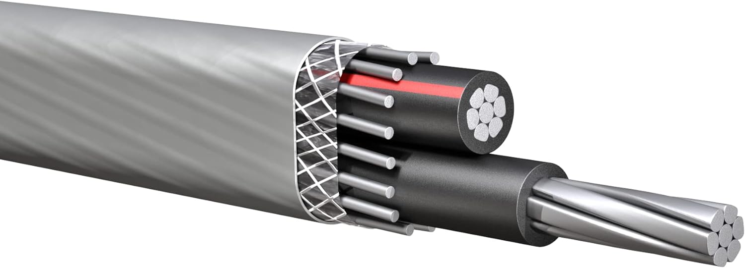 4-4-4 Aluminum SEU Service Entrance Cable 500FT X157490