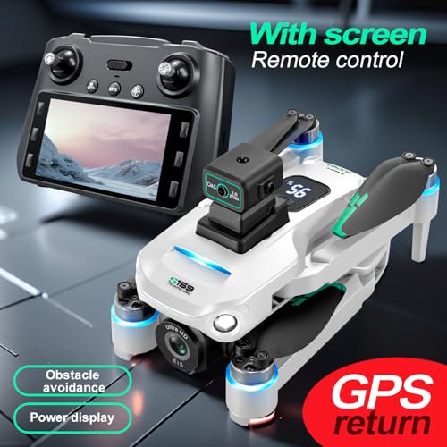White 4K GPS UHD Drone with Camera Y189423