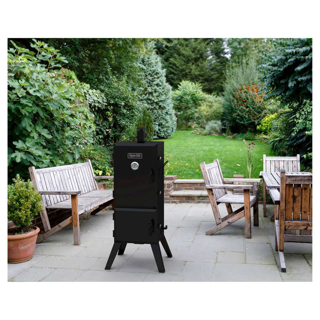 Black Vertical Charcoal Smoker K60090