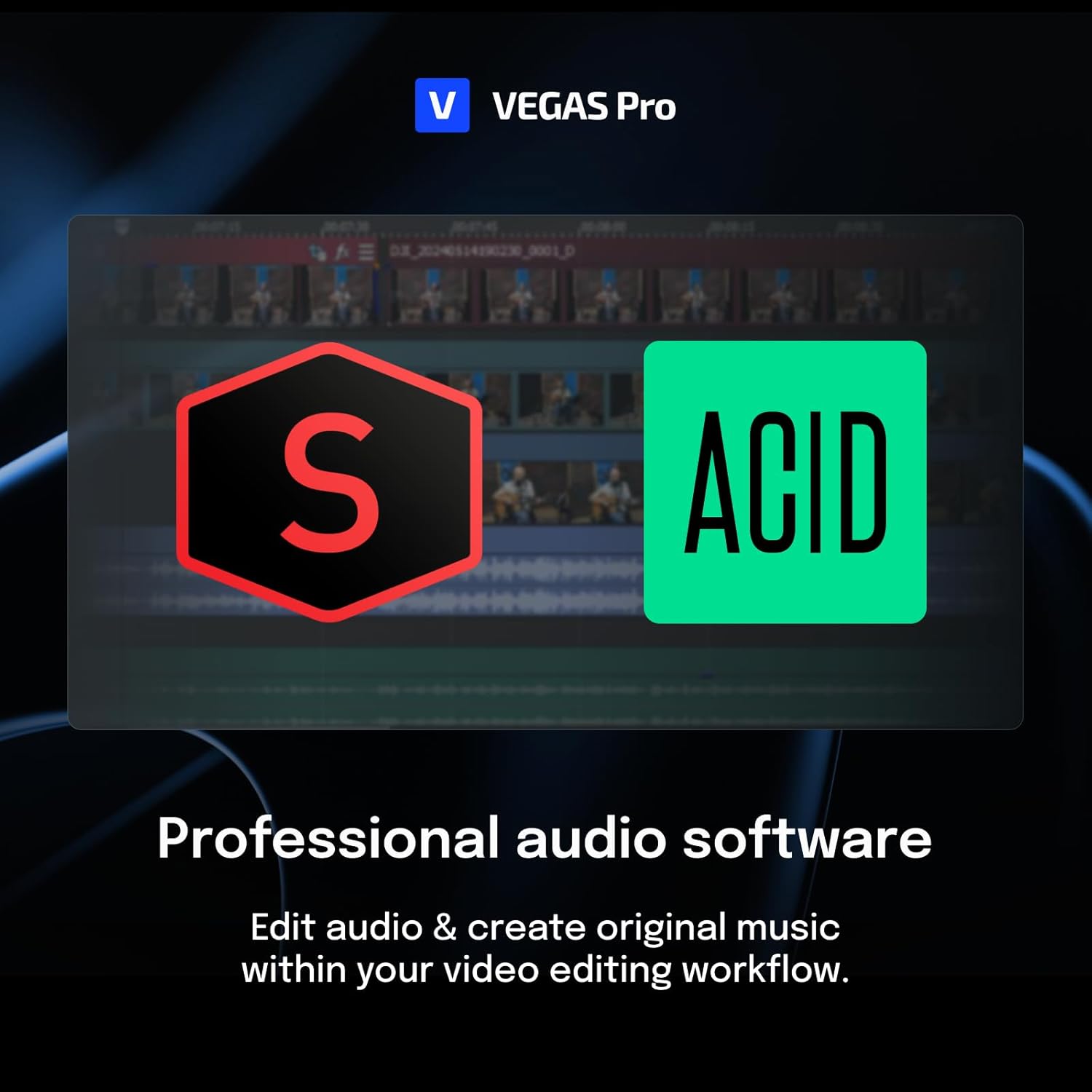VEGAS Pro Suite 22 video editing software K8417