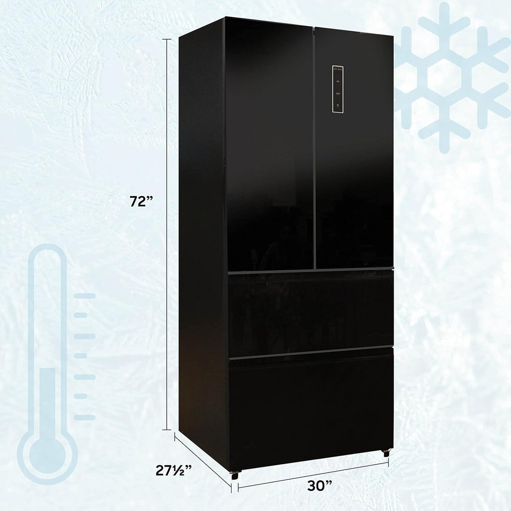 Black 30 Inch Frost Free French Door Refrigerator K91986