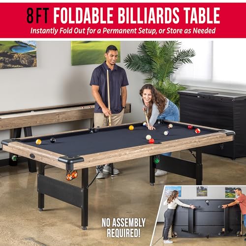 7 or 8 ft Portable Folding Pool Table Z631530