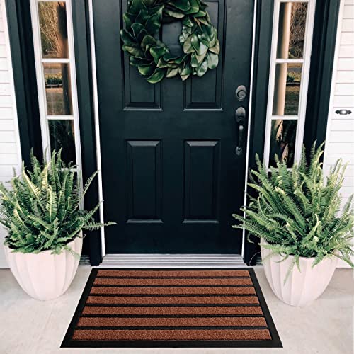 Extra Durable Door Mat (30" x 17", Bright Brown) H3271