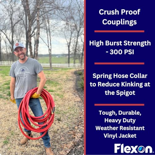 100 ft Red Garden Hose N2814