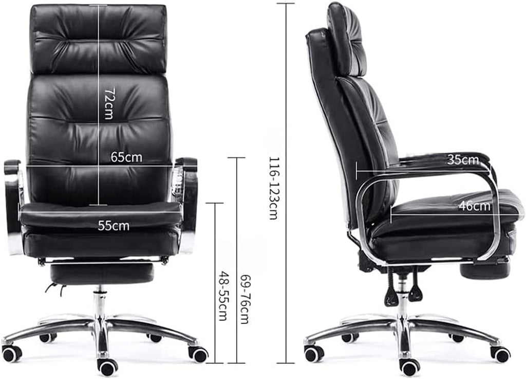 Ergonomic PU Leather High Back Swivel Chair with Footrest M21275
