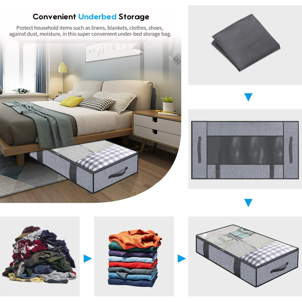 Breathable Zippered Storage Bag with Clear Window Z446