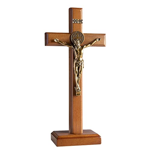 10.7 Inch Wooden Wall Cross Z479