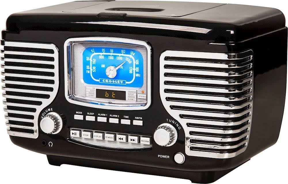 Black Radio CD Player W8909