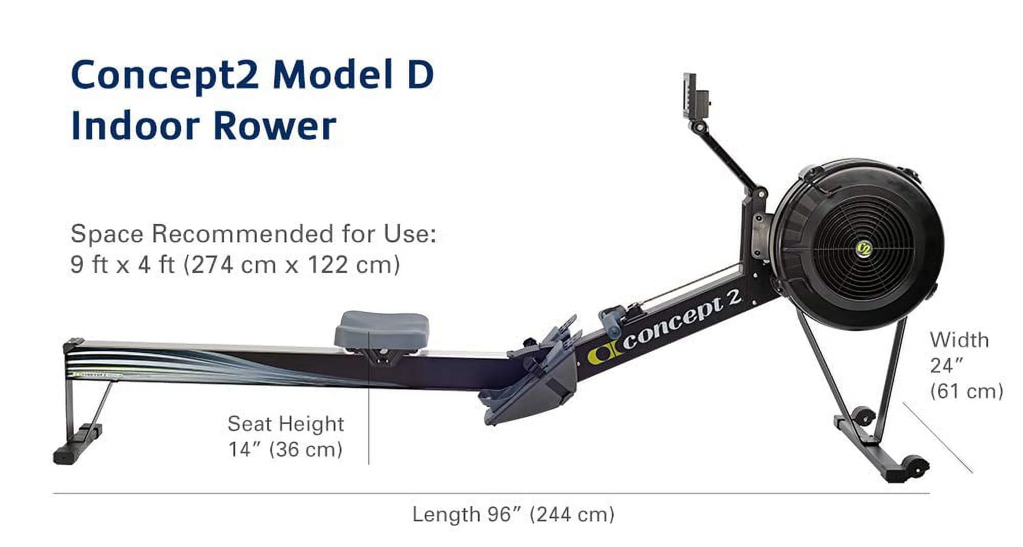 Black Indoor Rower E4454