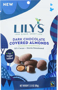 55% Cacao Dark Chocolate Covered Almonds, 3.5 oz I976931