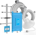 Blue Cell Phone Signal Booster 5G 4G LTE 700MHz Band 12/17 FDD K552