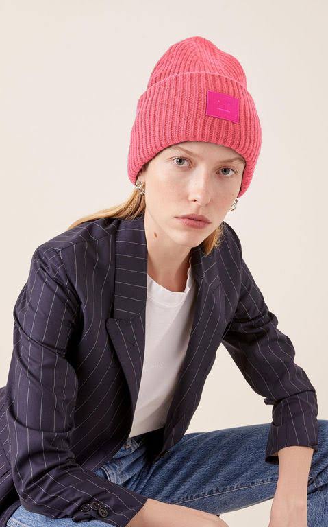 Pink Beanie Hat A21414
