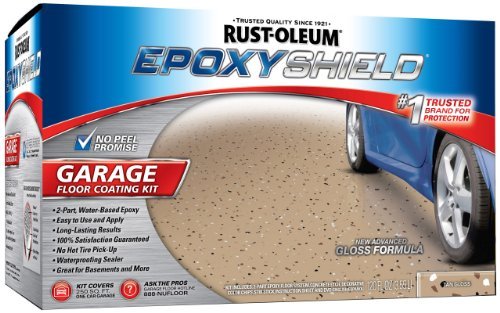 Tan Epoxy Resin Garage Floor Kit V8881