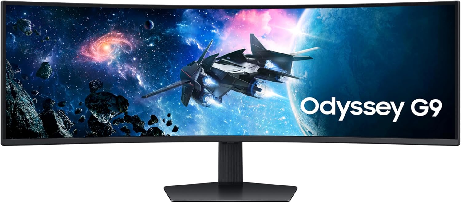 49-Inch DQHD 1000R Curved Gaming Monitor, 240Hz, Black O9537