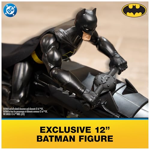 Batman Remote Control Batcycle with 12" Batman Action Figure V2158