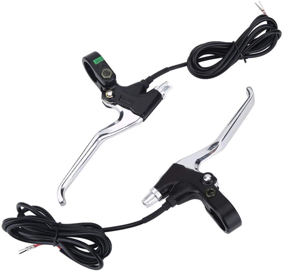 1 Pair 2 Wires Universal Left Right Brakes E Bike Brake Lever Replacement Parts E13877