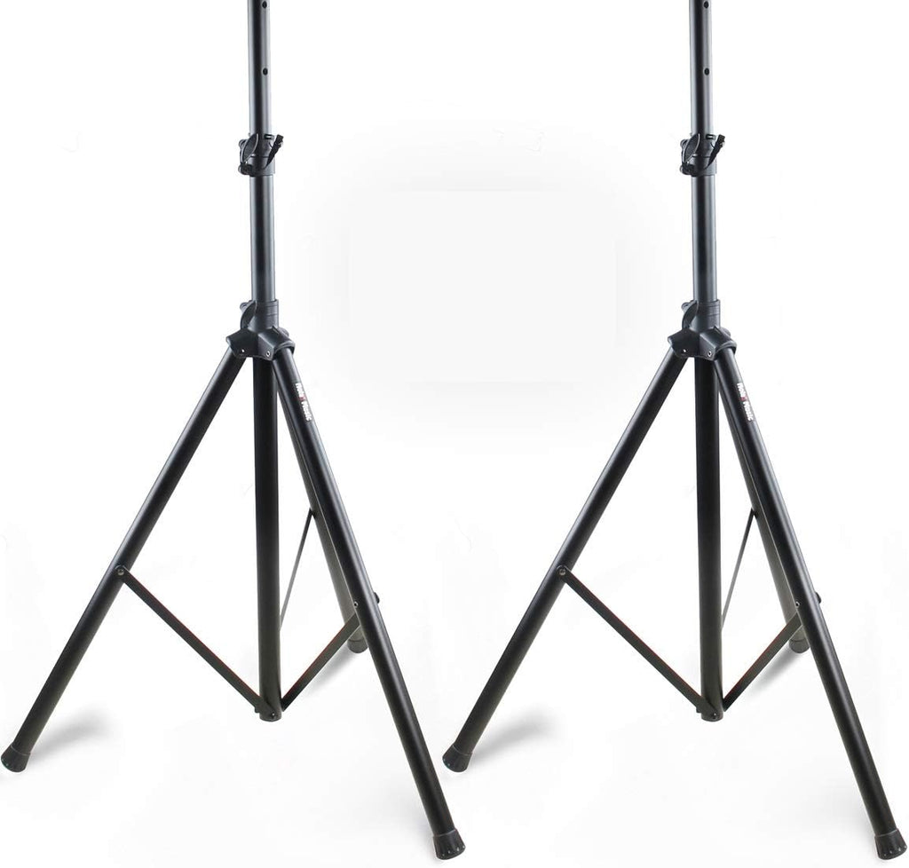 PA Speaker Stands, Heavy-Duty Tripod, Adjustable Height, Pack of 2 M40318