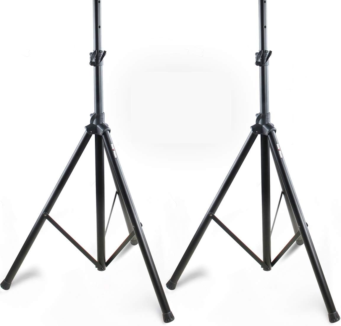 PA Speaker Stands, Heavy-Duty Tripod, Adjustable Height, Pack of 2 M40318