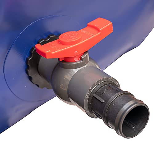 1000L 264gal Collapsible Portable Water Tank with Valve K3069