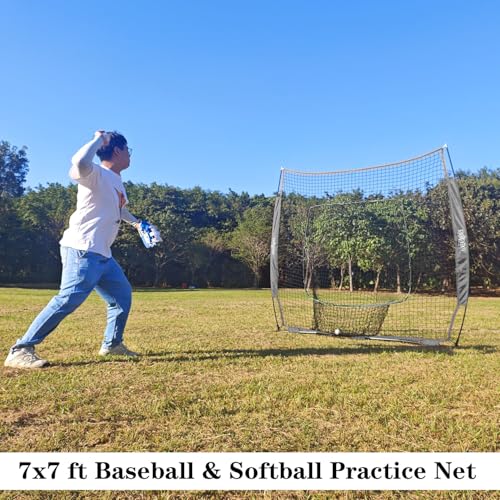 7×7ft Baseball Practice Net with Carry Bag N140