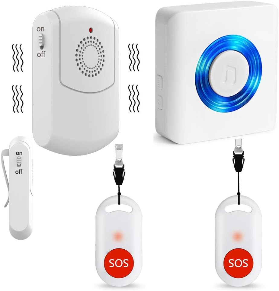 Wireless Motion Sensor Alert Alarm with 3 Receiver and 2 Monitor Motion J330823