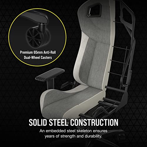 Charcoal Fabric Gaming Chair C482