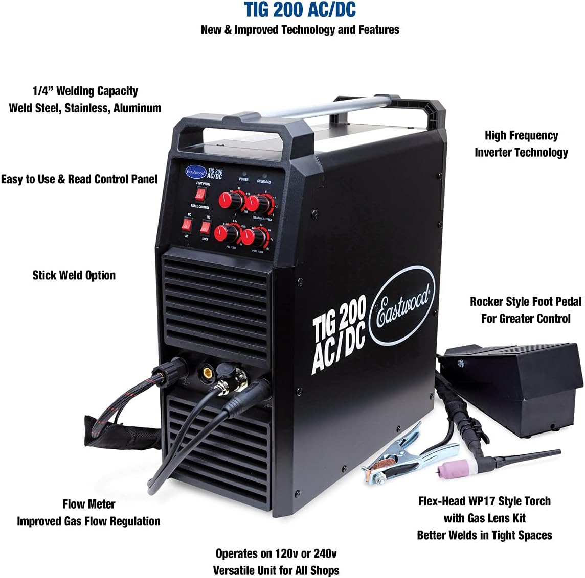 200 AMP AC/DC TIG Welder W91212