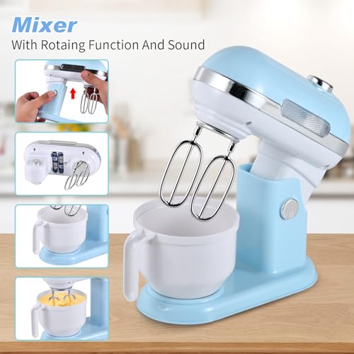 Pink Toy Kitchen Set with Coffee Maker, Mixer and Toaster W225397