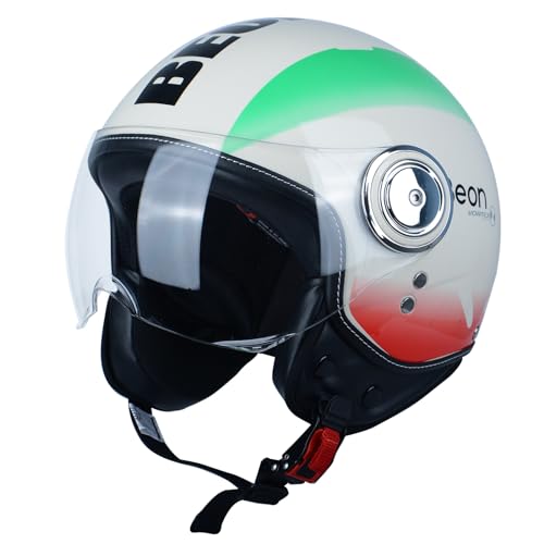 3/4 Open Face Motorcycle Helmet with Anti-Scratch Visor I882314