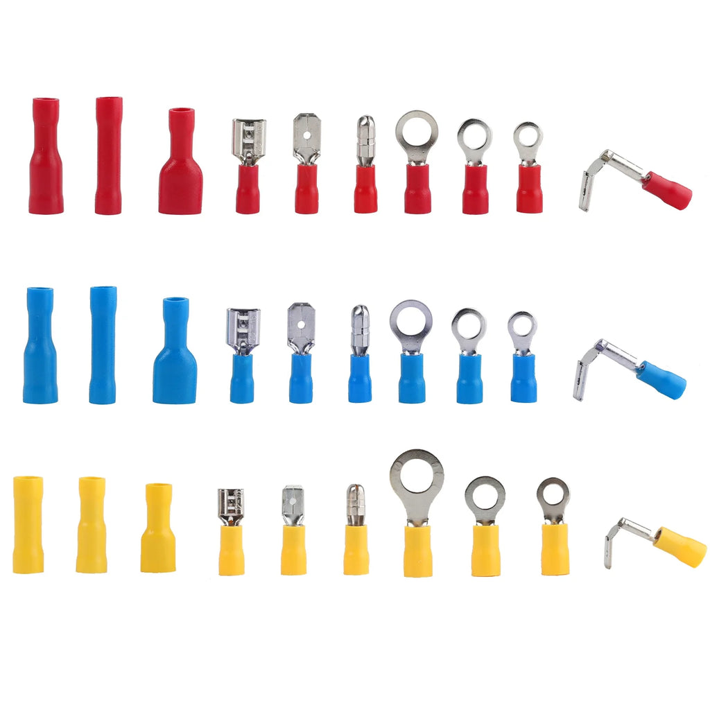 480 Pcs Insulated Electrical Terminals Crimp Box Kit S703