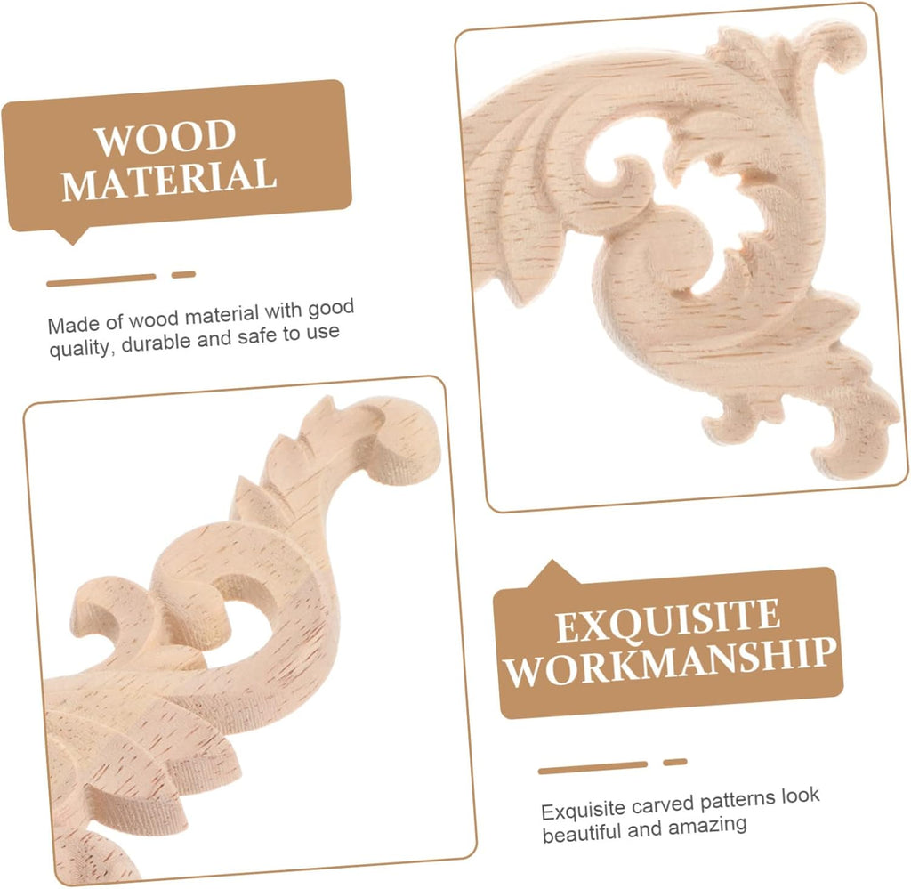 Khaki Rose Wood Carved Furniture Onlays X900060