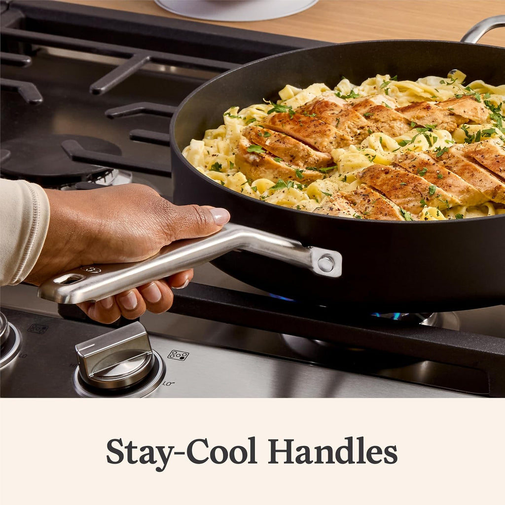 Hard-Anodized Nonstick 5-Qt Sauté Pan with Lid C7337