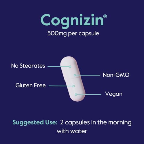 120 Vegetarian Capsules Citicoline 500mg S68611