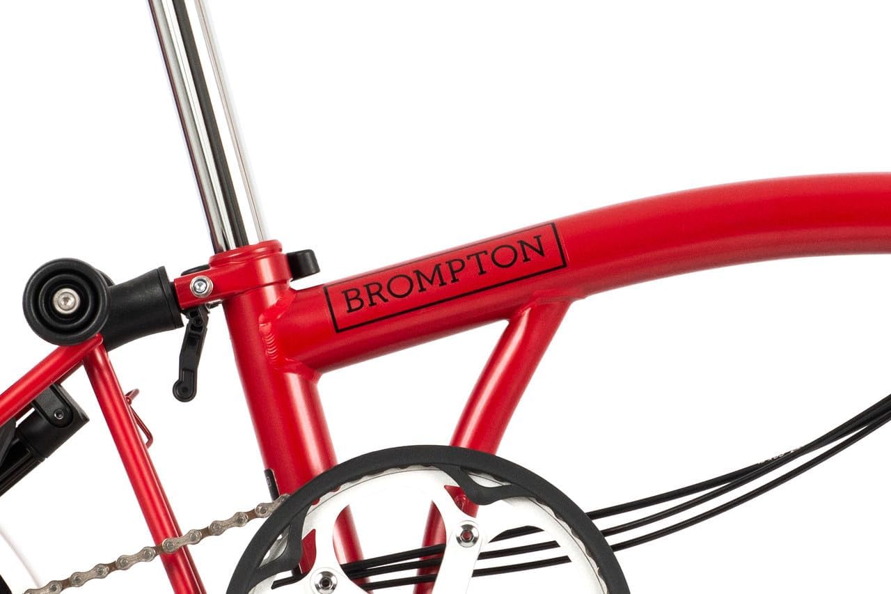 C Line 3 Speed Folding Bike with Battery Lighting (House Red) M589077