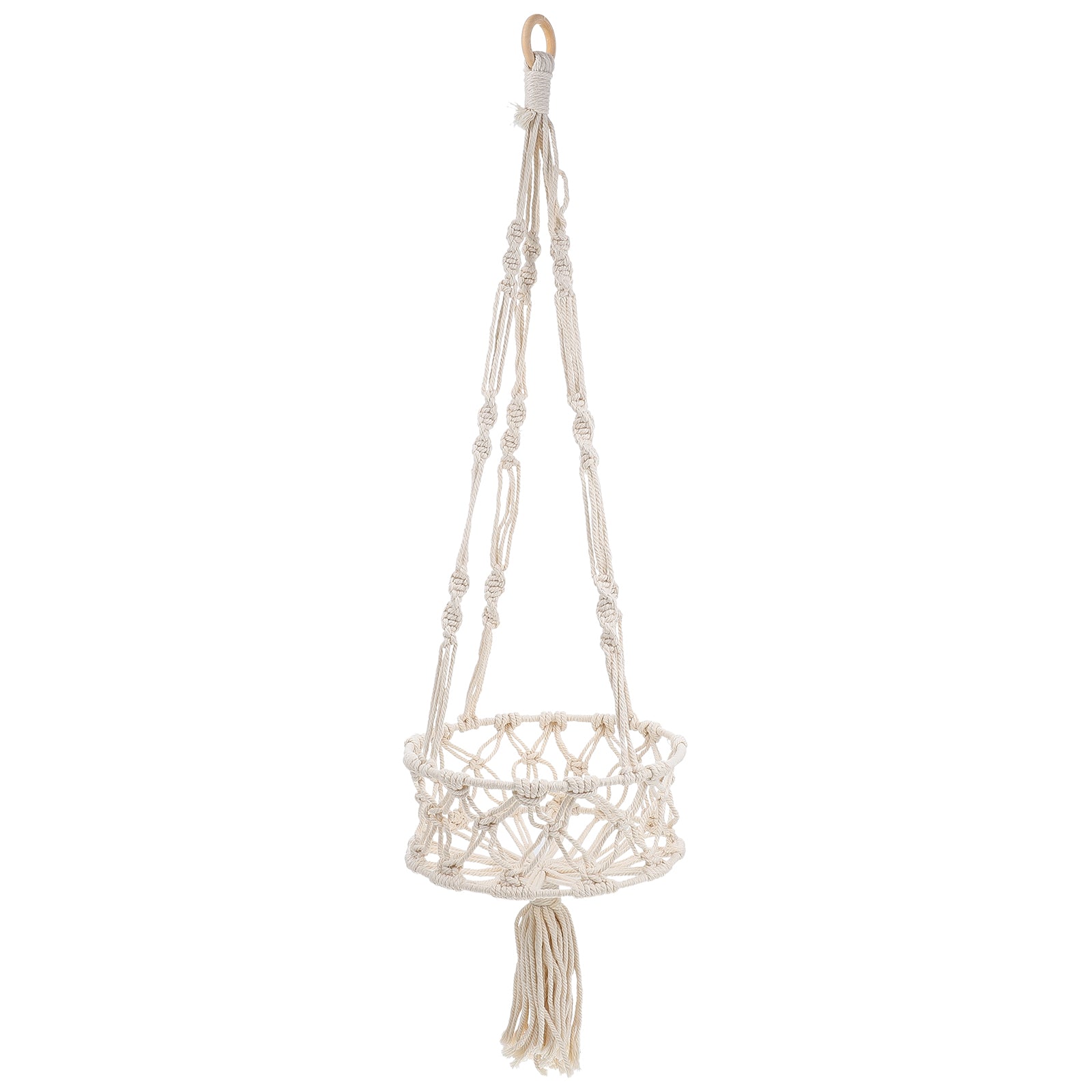 Woven Fruit Basket Hanging Flower Pot L783030