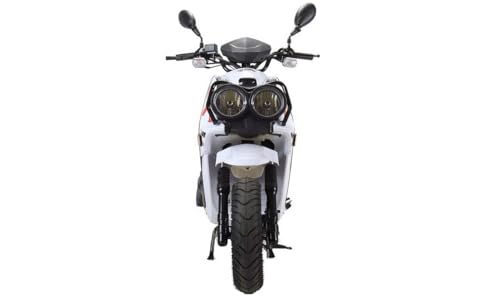 150cc Moped Scooter with 12 inch Aluminum Wheels (Black) K9714