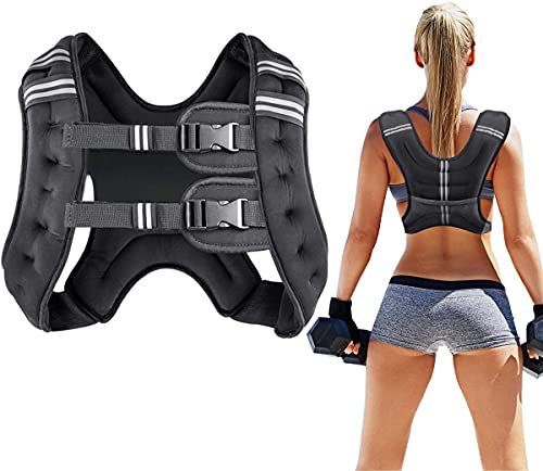 Running Weight Vest 8 12 16 20 25 30 Lbs Weights Included P756