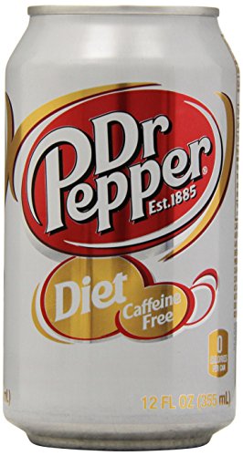12 Fl oz Caffeine Free Diet Dr Pepper (pack of 12) Z663
