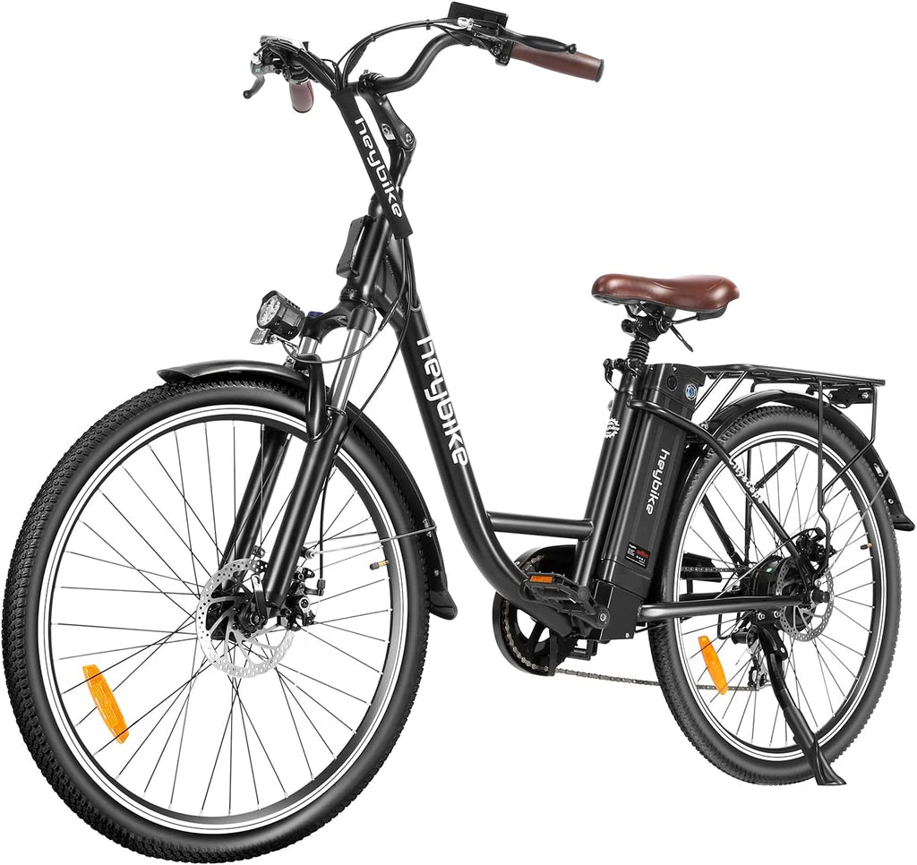 Electric City Cruiser Bicycle with Removable Battery D284