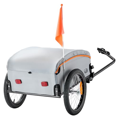 Heavy-Duty Foldable Bike Cargo Trailer with Universal Hitch T5789
